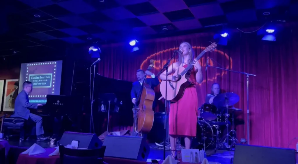 Abbi Berry playing at Catalina club in Los Angeles